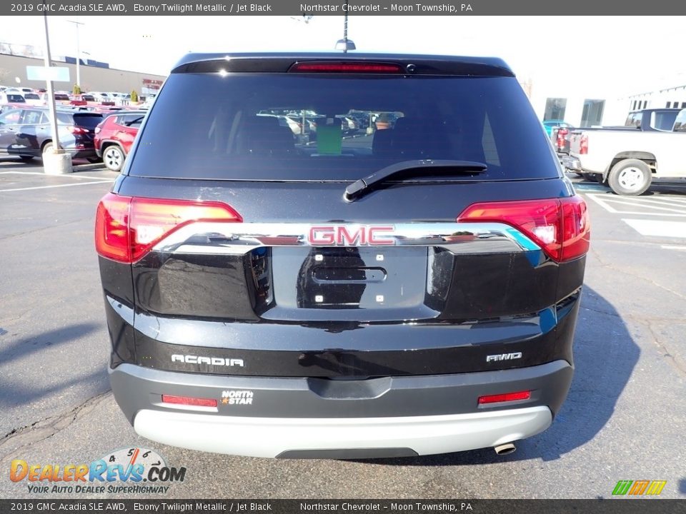 2019 GMC Acadia SLE AWD Ebony Twilight Metallic / Jet Black Photo #6