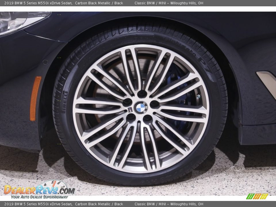 2019 BMW 5 Series M550i xDrive Sedan Carbon Black Metallic / Black Photo #22