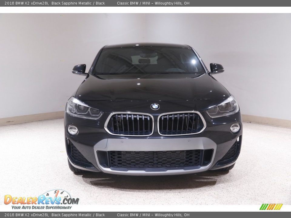 2018 BMW X2 xDrive28i Black Sapphire Metallic / Black Photo #2