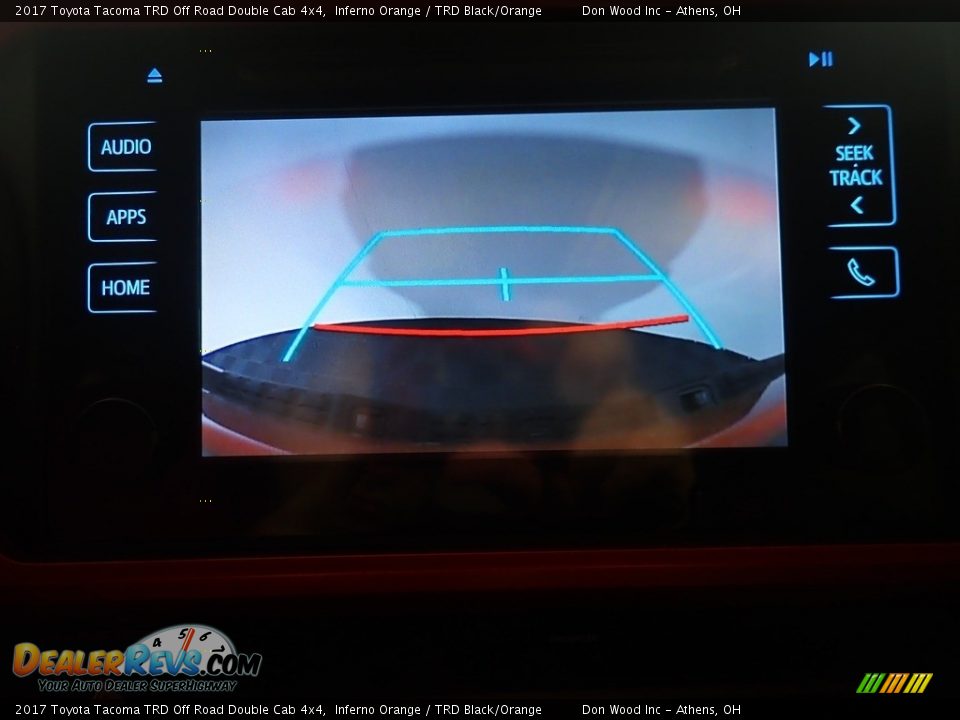 2017 Toyota Tacoma TRD Off Road Double Cab 4x4 Inferno Orange / TRD Black/Orange Photo #3