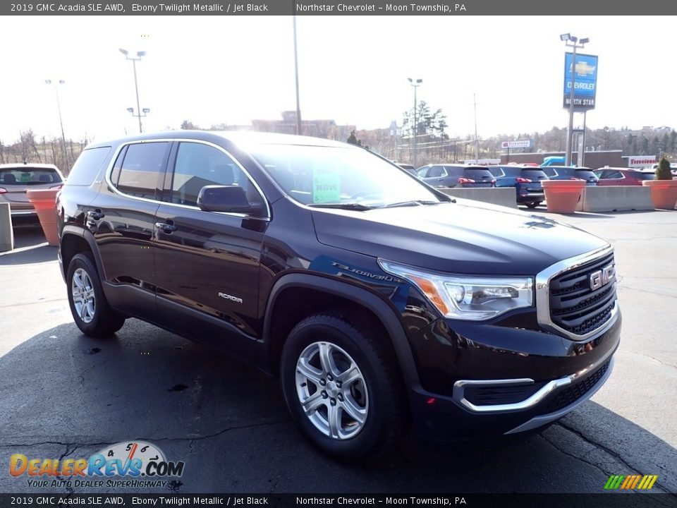 2019 GMC Acadia SLE AWD Ebony Twilight Metallic / Jet Black Photo #11