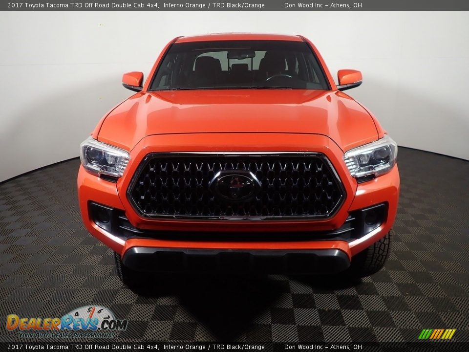 2017 Toyota Tacoma TRD Off Road Double Cab 4x4 Inferno Orange / TRD Black/Orange Photo #6