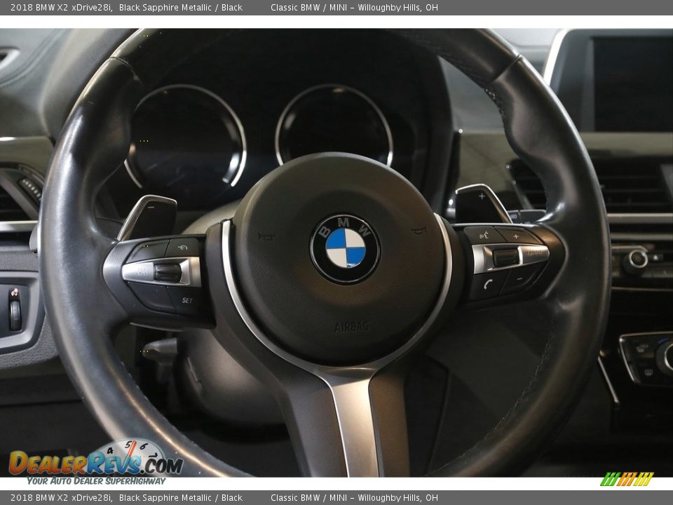 2018 BMW X2 xDrive28i Black Sapphire Metallic / Black Photo #7