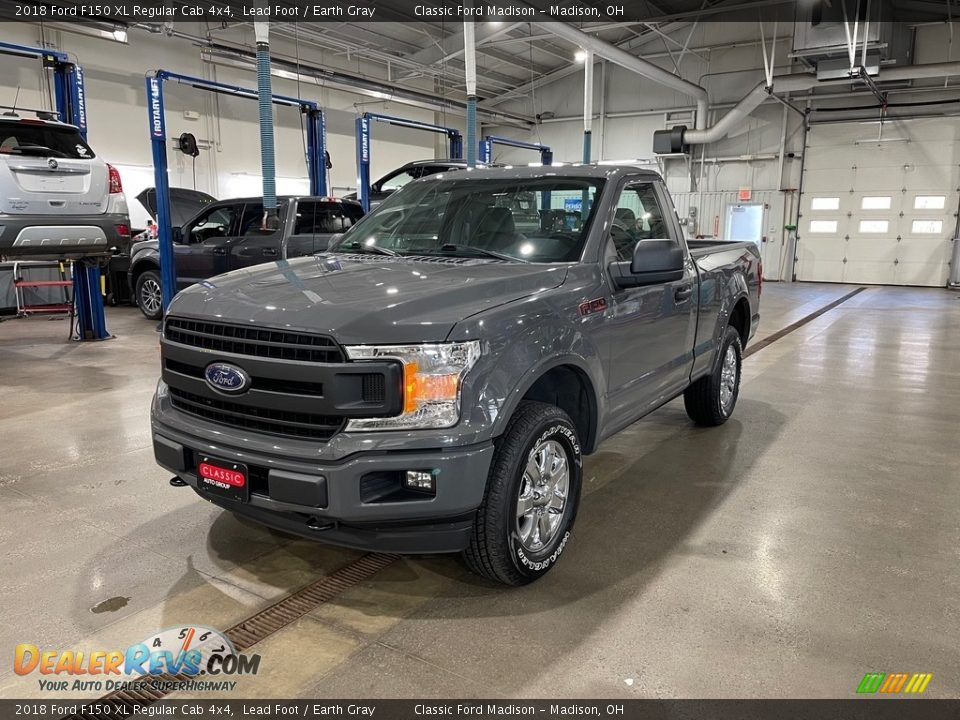 2018 Ford F150 XL Regular Cab 4x4 Lead Foot / Earth Gray Photo #1