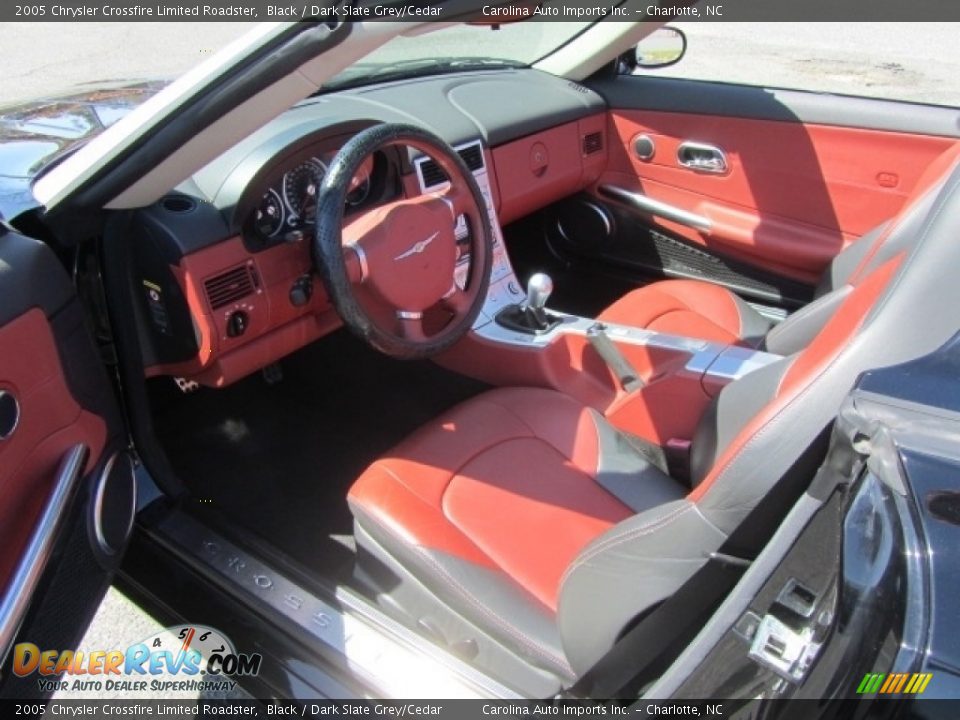 Dark Slate Grey/Cedar Interior - 2005 Chrysler Crossfire Limited Roadster Photo #19