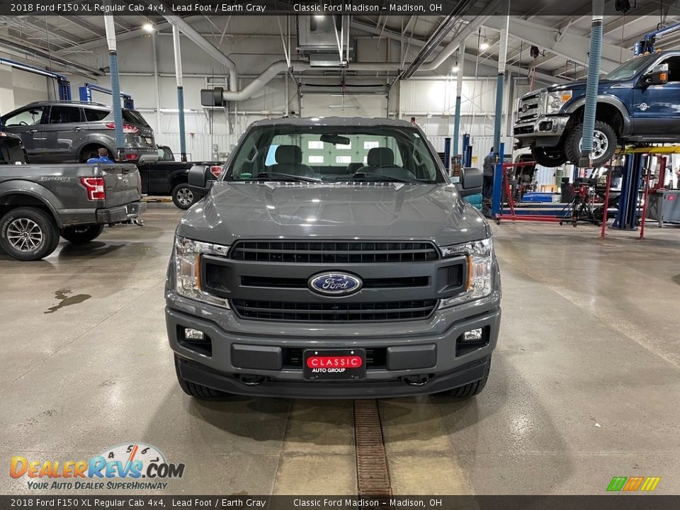 2018 Ford F150 XL Regular Cab 4x4 Lead Foot / Earth Gray Photo #2