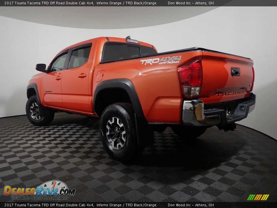 2017 Toyota Tacoma TRD Off Road Double Cab 4x4 Inferno Orange / TRD Black/Orange Photo #12