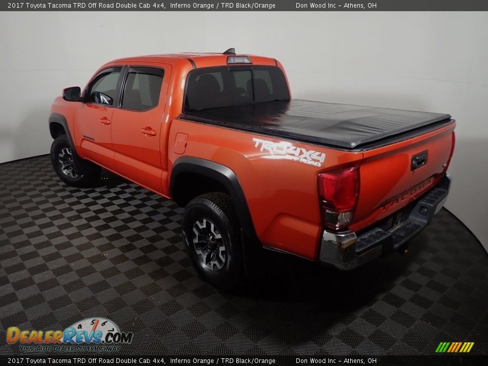 2017 Toyota Tacoma TRD Off Road Double Cab 4x4 Inferno Orange / TRD Black/Orange Photo #13