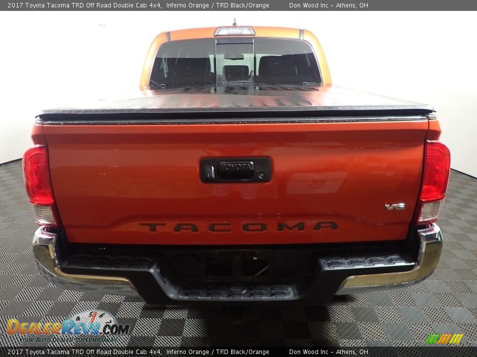 2017 Toyota Tacoma TRD Off Road Double Cab 4x4 Inferno Orange / TRD Black/Orange Photo #14