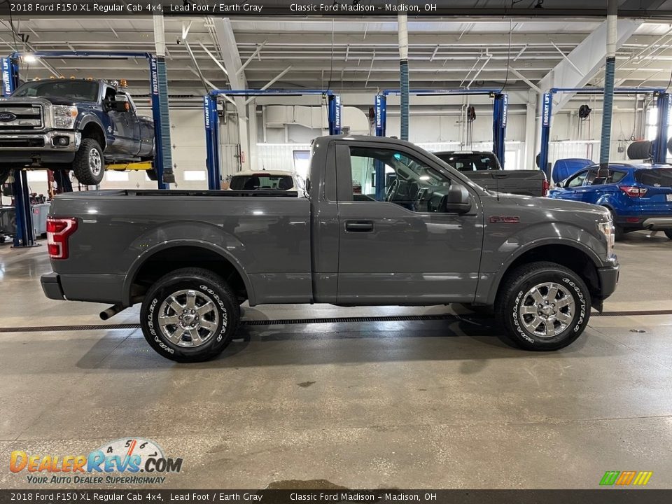 2018 Ford F150 XL Regular Cab 4x4 Lead Foot / Earth Gray Photo #4