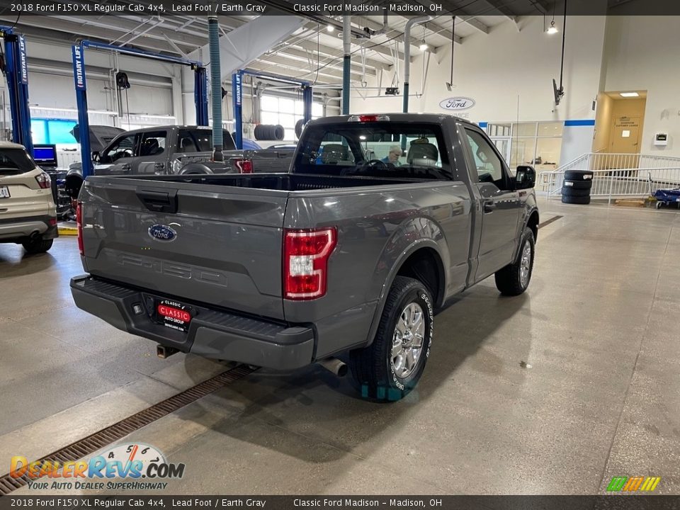 2018 Ford F150 XL Regular Cab 4x4 Lead Foot / Earth Gray Photo #5