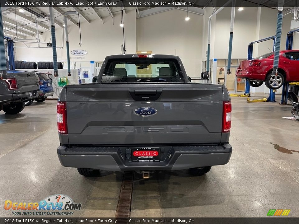 2018 Ford F150 XL Regular Cab 4x4 Lead Foot / Earth Gray Photo #6