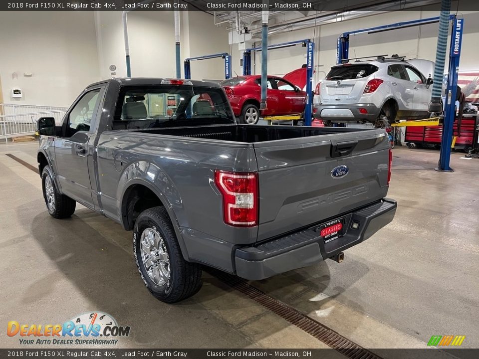 2018 Ford F150 XL Regular Cab 4x4 Lead Foot / Earth Gray Photo #7
