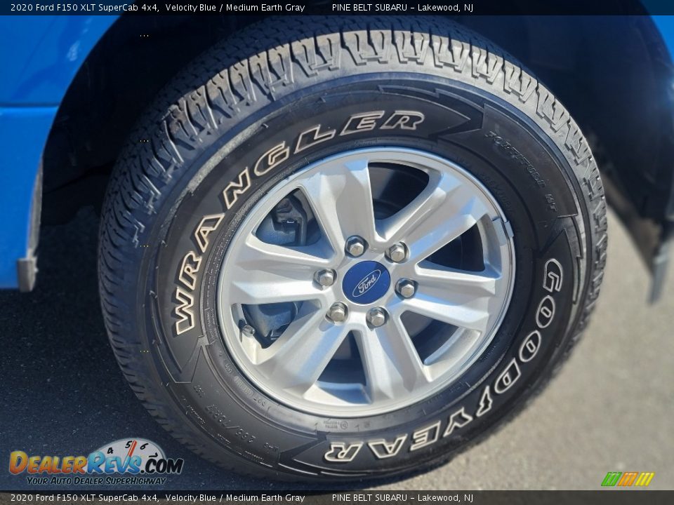 2020 Ford F150 XLT SuperCab 4x4 Velocity Blue / Medium Earth Gray Photo #20