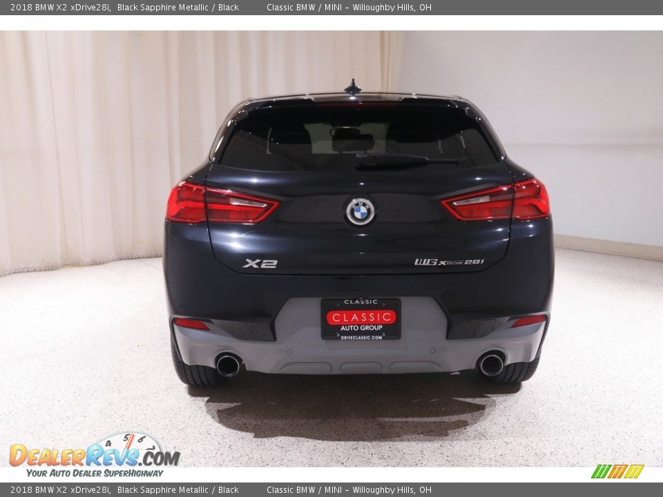 2018 BMW X2 xDrive28i Black Sapphire Metallic / Black Photo #19