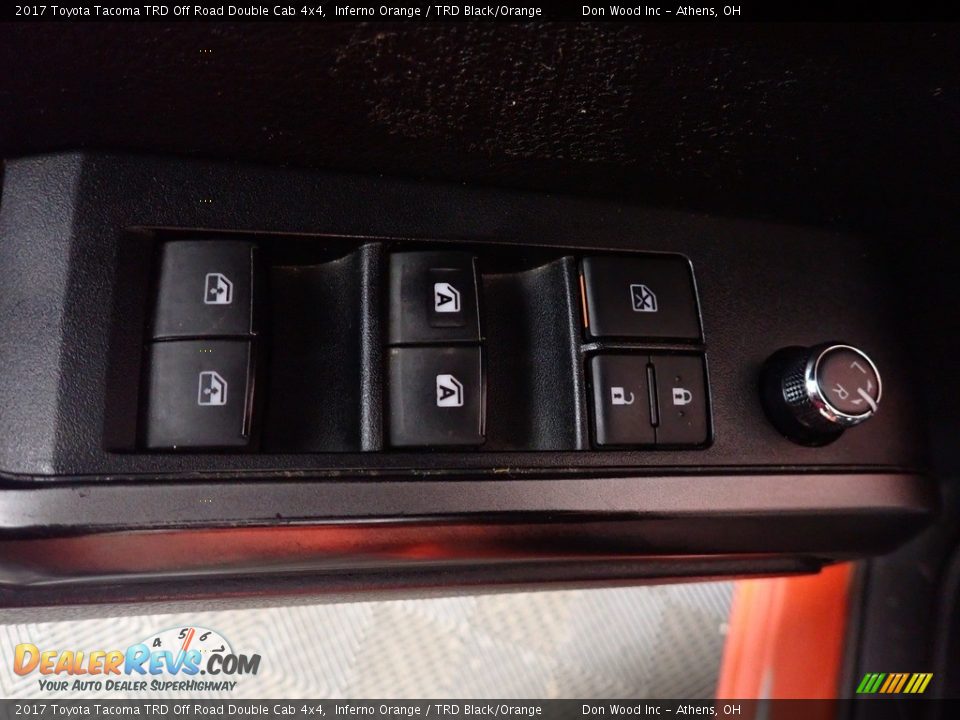 2017 Toyota Tacoma TRD Off Road Double Cab 4x4 Inferno Orange / TRD Black/Orange Photo #21