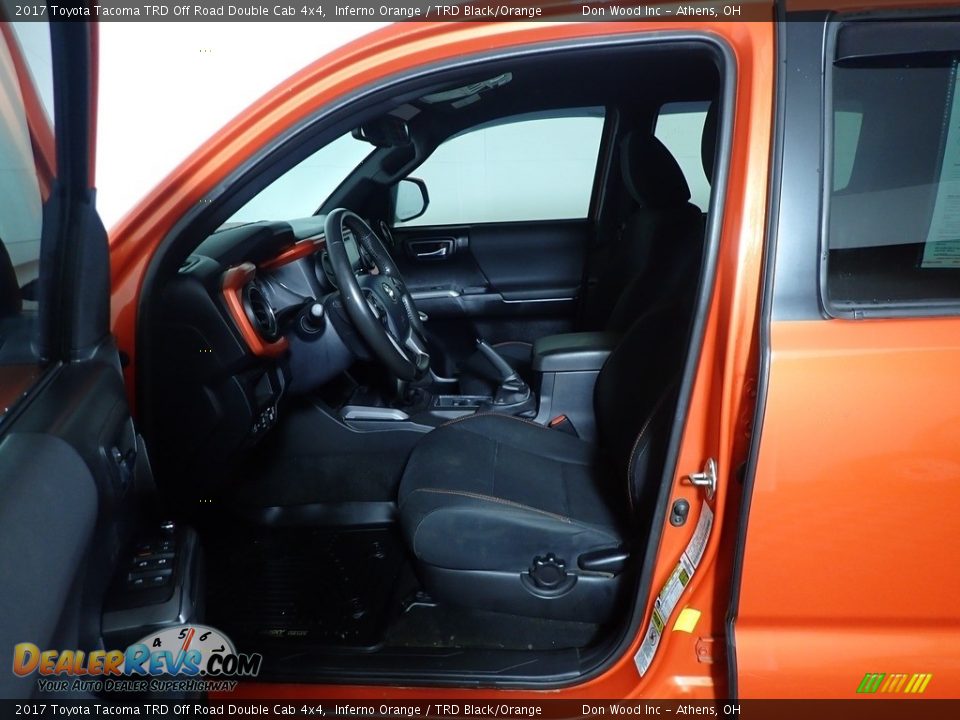 2017 Toyota Tacoma TRD Off Road Double Cab 4x4 Inferno Orange / TRD Black/Orange Photo #22