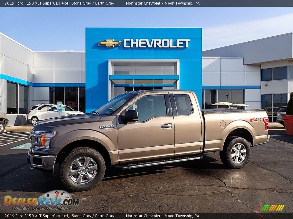 2019 Ford F150 XLT SuperCab 4x4 Stone Gray / Earth Gray Photo #1