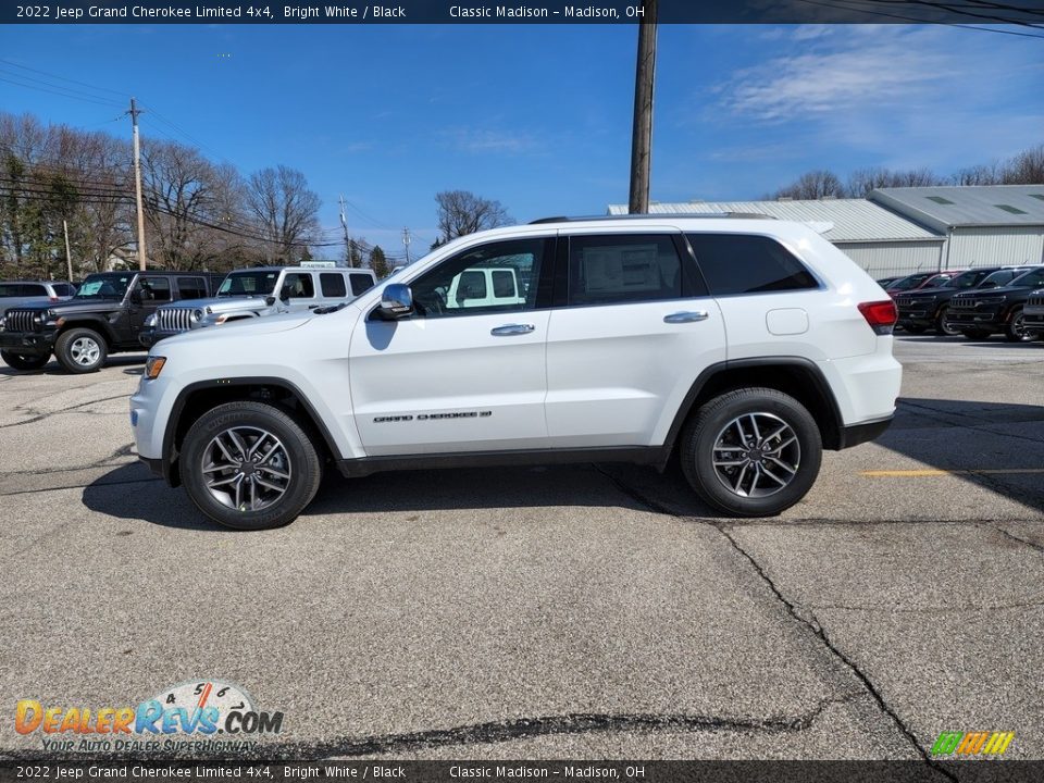 2022 Jeep Grand Cherokee Limited 4x4 Bright White / Black Photo #8