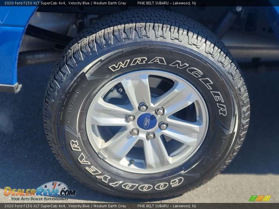 2020 Ford F150 XLT SuperCab 4x4 Velocity Blue / Medium Earth Gray Photo #26