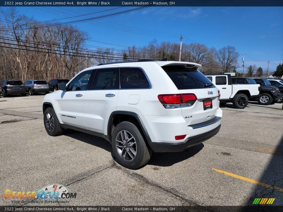 2022 Jeep Grand Cherokee Limited 4x4 Bright White / Black Photo #9