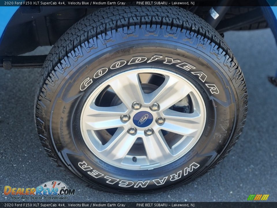 2020 Ford F150 XLT SuperCab 4x4 Velocity Blue / Medium Earth Gray Photo #27