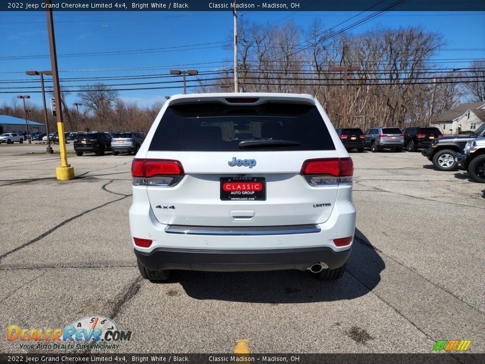 2022 Jeep Grand Cherokee Limited 4x4 Bright White / Black Photo #10