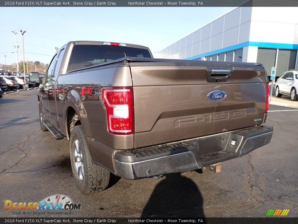 2019 Ford F150 XLT SuperCab 4x4 Stone Gray / Earth Gray Photo #5