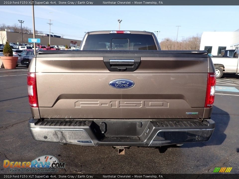 2019 Ford F150 XLT SuperCab 4x4 Stone Gray / Earth Gray Photo #6