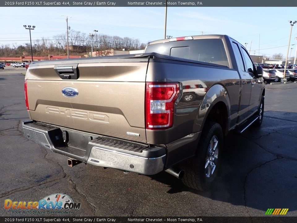 2019 Ford F150 XLT SuperCab 4x4 Stone Gray / Earth Gray Photo #7