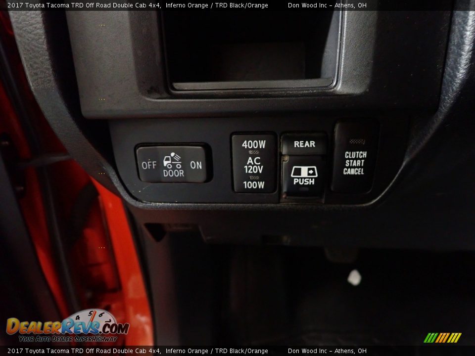2017 Toyota Tacoma TRD Off Road Double Cab 4x4 Inferno Orange / TRD Black/Orange Photo #31