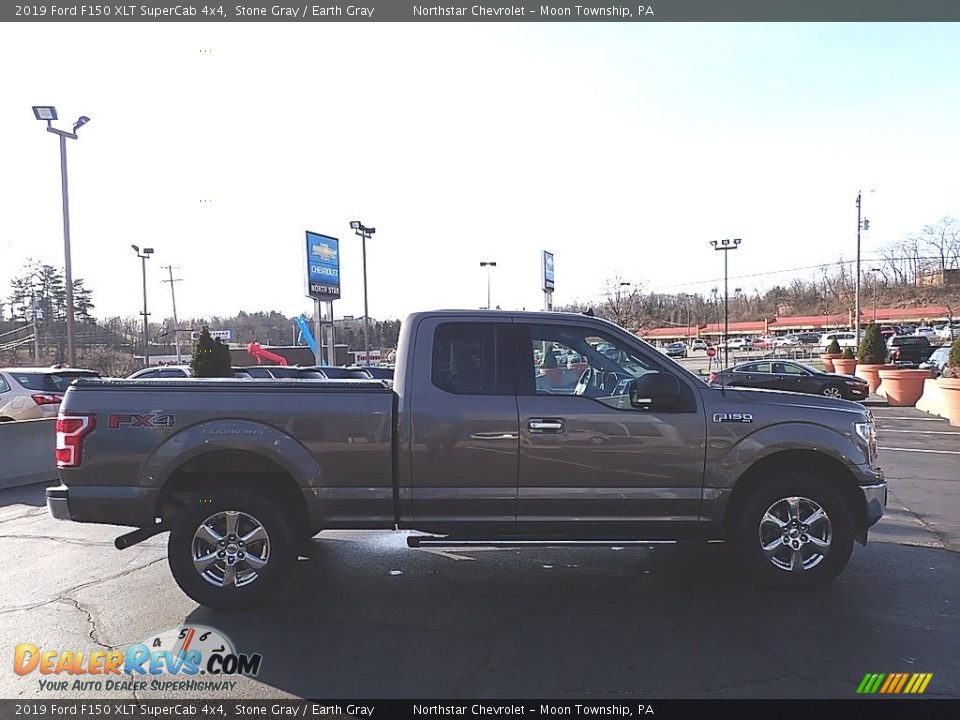 2019 Ford F150 XLT SuperCab 4x4 Stone Gray / Earth Gray Photo #9
