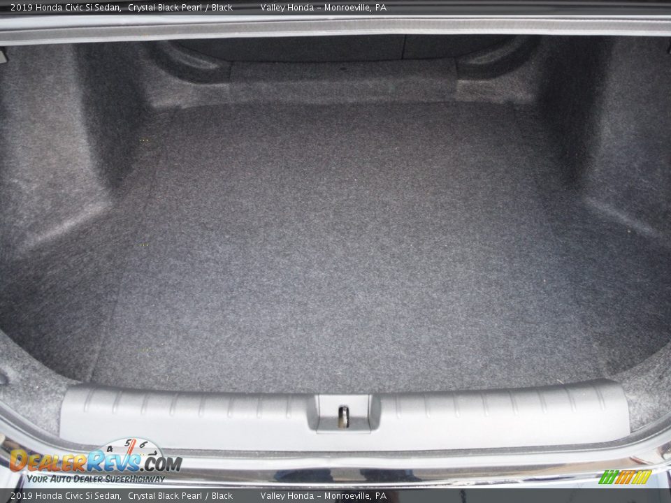 2019 Honda Civic Si Sedan Crystal Black Pearl / Black Photo #25