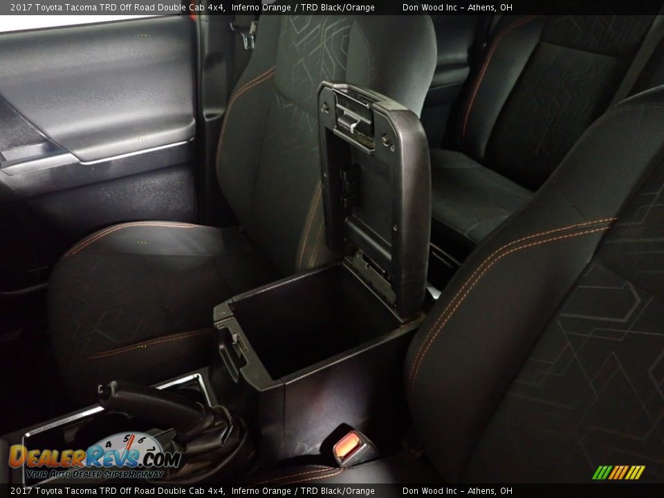 2017 Toyota Tacoma TRD Off Road Double Cab 4x4 Inferno Orange / TRD Black/Orange Photo #34