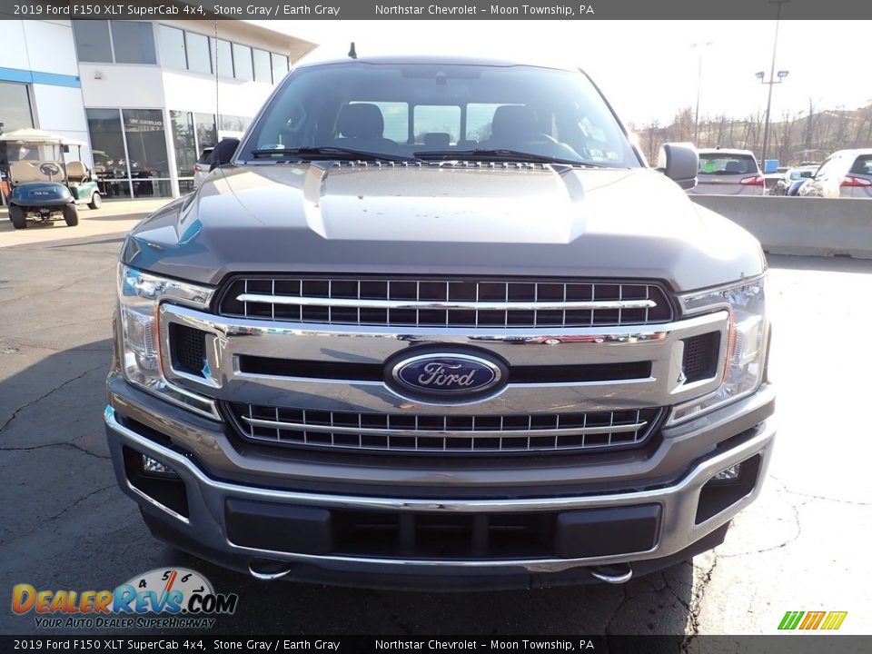 2019 Ford F150 XLT SuperCab 4x4 Stone Gray / Earth Gray Photo #12