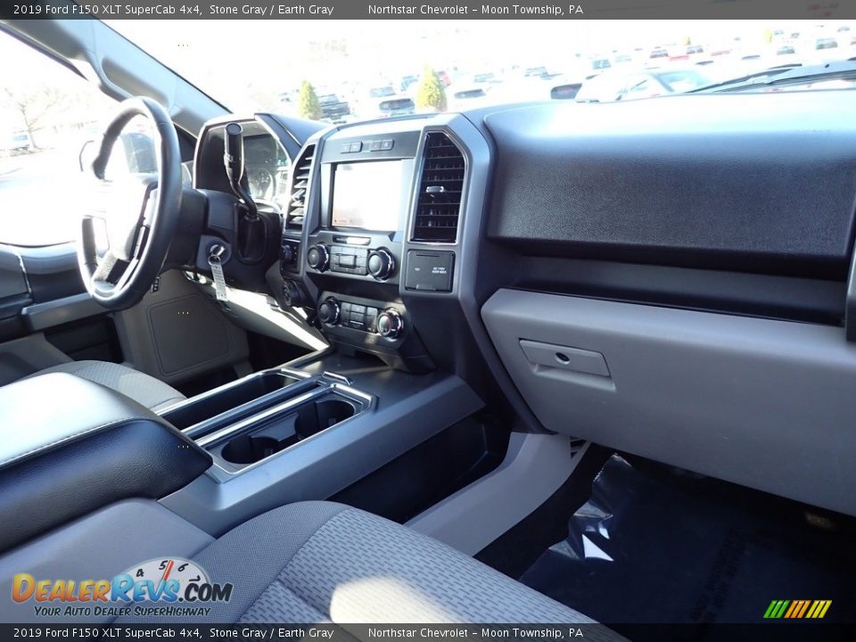 2019 Ford F150 XLT SuperCab 4x4 Stone Gray / Earth Gray Photo #15