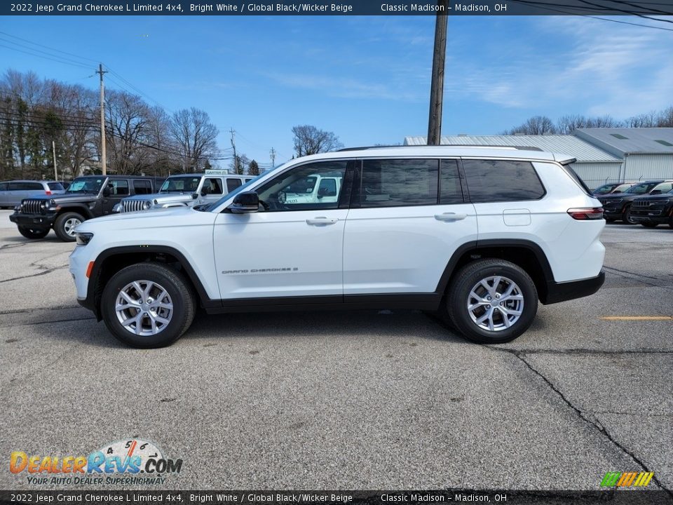 Bright White 2022 Jeep Grand Cherokee L Limited 4x4 Photo #9