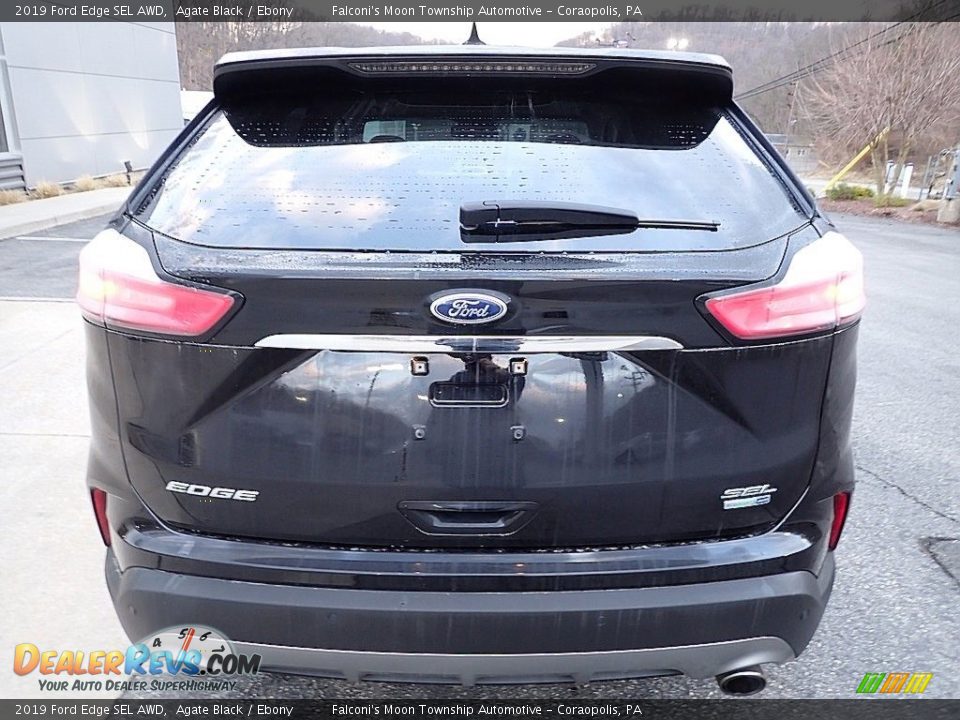 2019 Ford Edge SEL AWD Agate Black / Ebony Photo #3