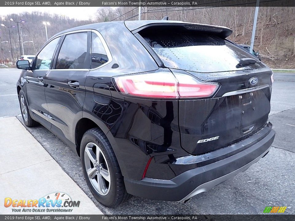 2019 Ford Edge SEL AWD Agate Black / Ebony Photo #5