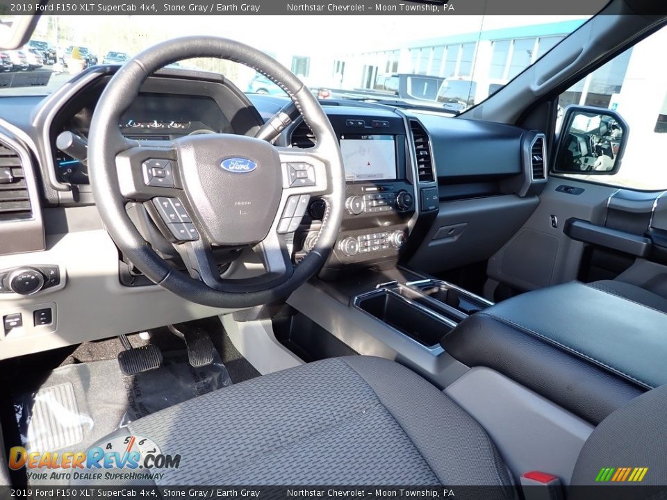 2019 Ford F150 XLT SuperCab 4x4 Stone Gray / Earth Gray Photo #21
