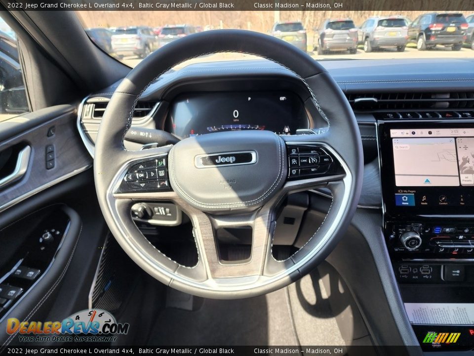 2022 Jeep Grand Cherokee L Overland 4x4 Baltic Gray Metallic / Global Black Photo #3