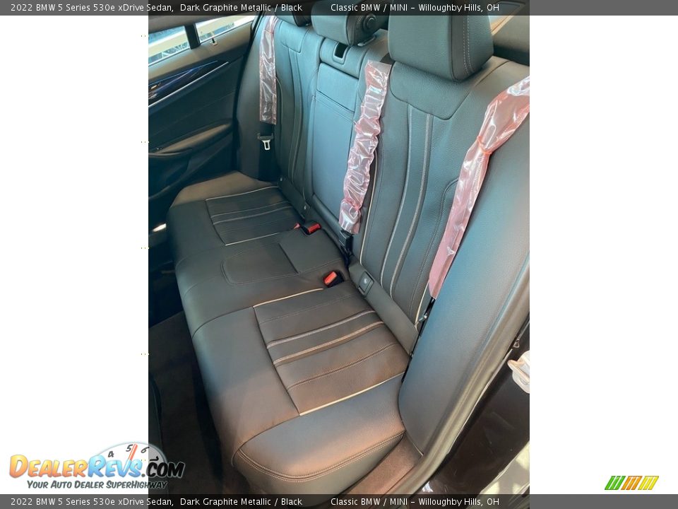 Rear Seat of 2022 BMW 5 Series 530e xDrive Sedan Photo #5