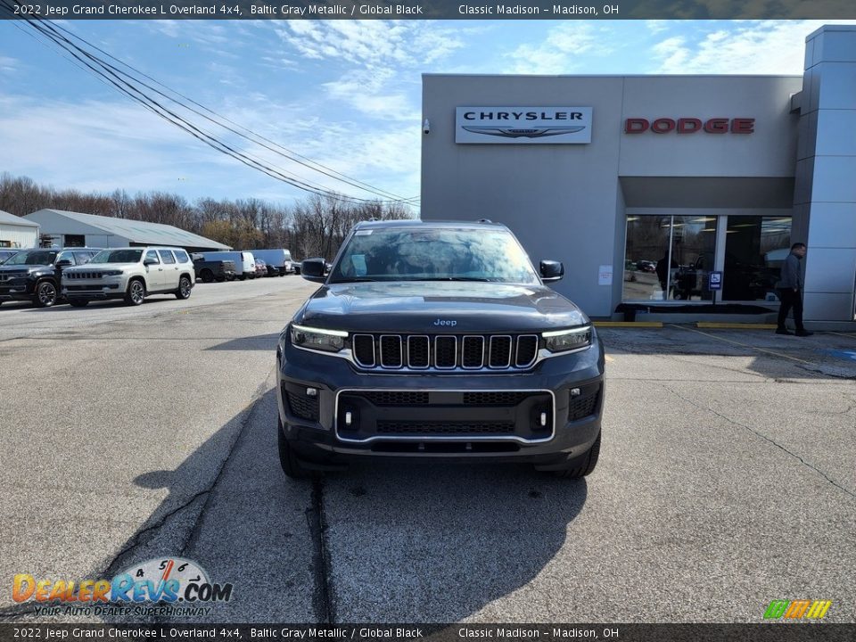 2022 Jeep Grand Cherokee L Overland 4x4 Baltic Gray Metallic / Global Black Photo #8