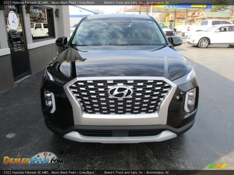 2022 Hyundai Palisade SE AWD Abyss Black Pearl / Gray/Black Photo #25