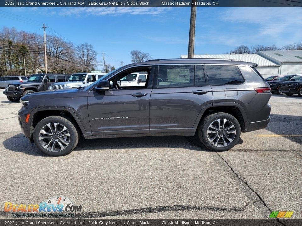 2022 Jeep Grand Cherokee L Overland 4x4 Baltic Gray Metallic / Global Black Photo #9