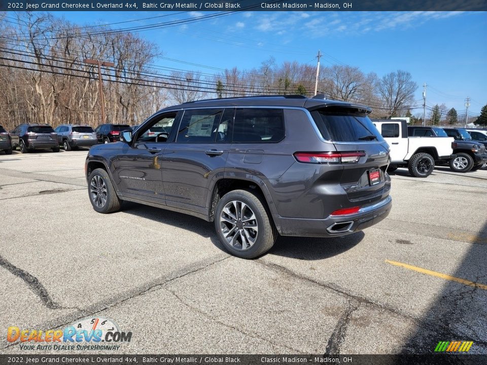 2022 Jeep Grand Cherokee L Overland 4x4 Baltic Gray Metallic / Global Black Photo #10