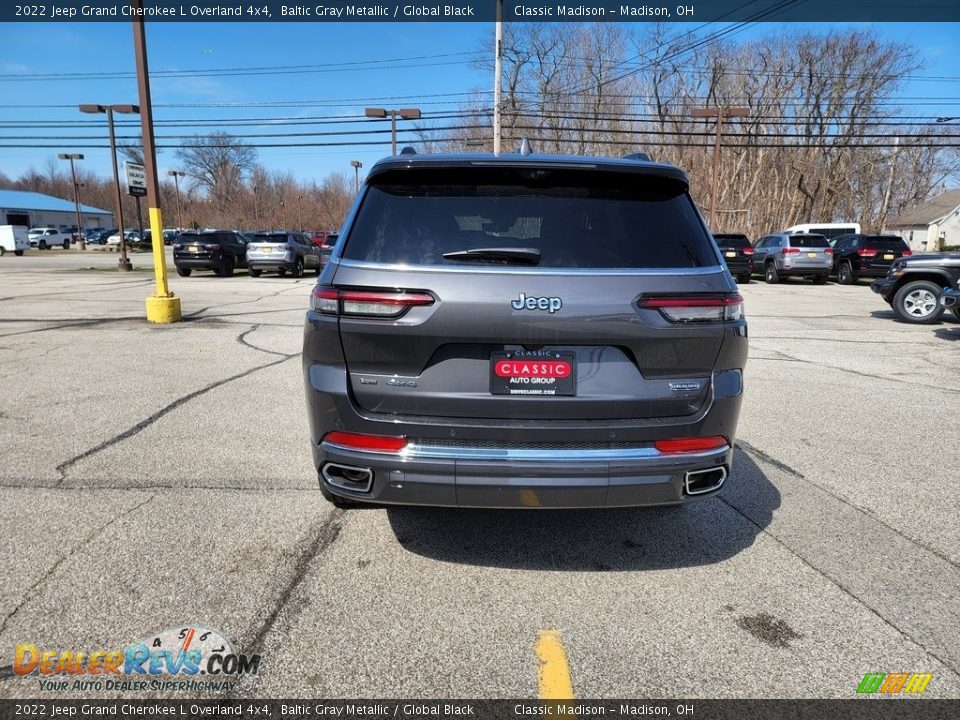 2022 Jeep Grand Cherokee L Overland 4x4 Baltic Gray Metallic / Global Black Photo #11