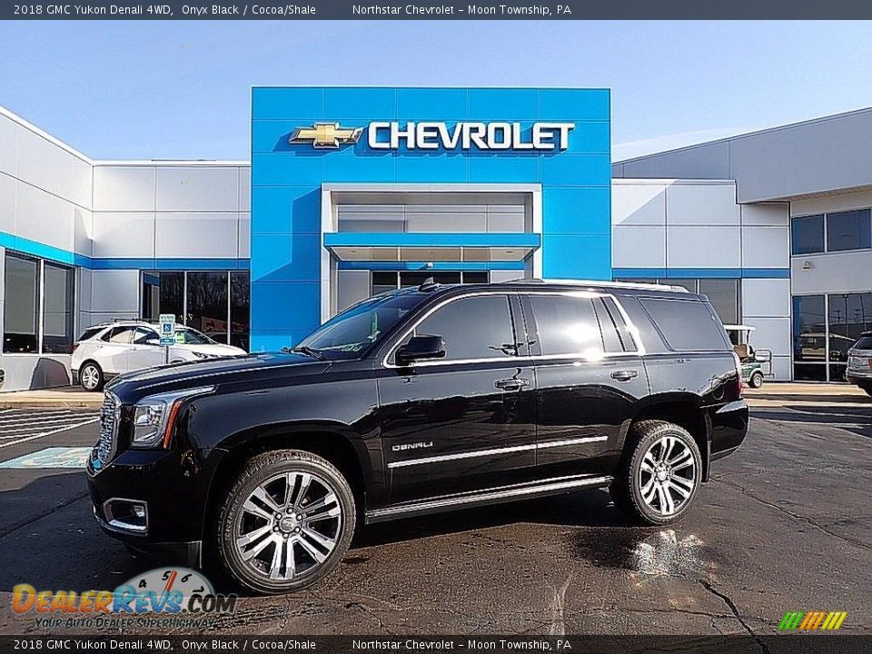 2018 GMC Yukon Denali 4WD Onyx Black / Cocoa/Shale Photo #1