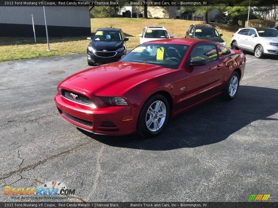 2013 Ford Mustang V6 Coupe Red Candy Metallic / Charcoal Black Photo #2