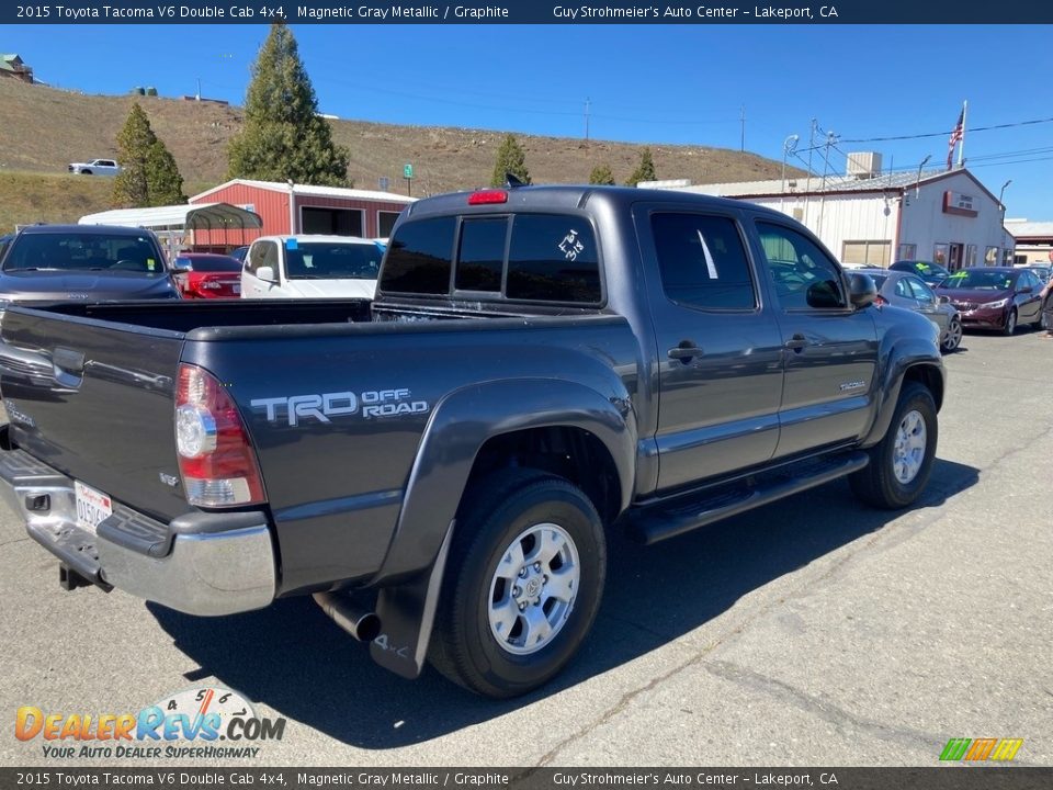 2015 Toyota Tacoma V6 Double Cab 4x4 Magnetic Gray Metallic / Graphite Photo #2